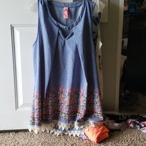 Silky Blue Dress NEVER WORN
